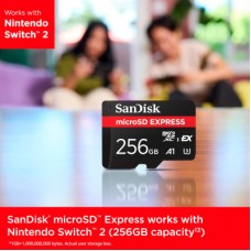 Картка пам'яті SanDisk 256 GB microSDXC class 10 UHS-I U3 A1 Express (SDSQXFN-256G-GN4NN) Картка пам'яті SanDisk 256 GB microSDXC class 10 UHS-I U3 A1 Express (SDSQXFN-256G-GN4NN) - Фото