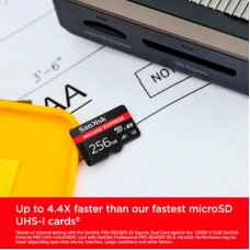 Картка пам'яті SanDisk 256 GB microSDXC class 10 UHS-I U3 A1 Express (SDSQXFN-256G-GN4NN) Картка пам'яті SanDisk 256 GB microSDXC class 10 UHS-I U3 A1 Express (SDSQXFN-256G-GN4NN) - Фото