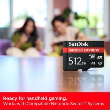 Картка пам'яті SanDisk 512GB microSDXC class 10 UHS-I U3 A1 Express (SDSQXFN-512G-GN4NN) Картка пам'яті SanDisk 512GB microSDXC class 10 UHS-I U3 A1 Express (SDSQXFN-512G-GN4NN) - Фото