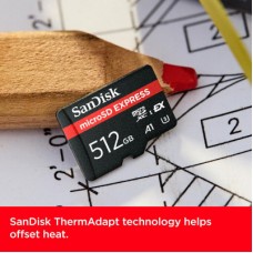 Картка пам'яті SanDisk 512GB microSDXC class 10 UHS-I U3 A1 Express (SDSQXFN-512G-GN4NN) Картка пам'яті SanDisk 512GB microSDXC class 10 UHS-I U3 A1 Express (SDSQXFN-512G-GN4NN) - Фото