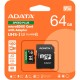Карта памяти ADATA 64GB microSD class 10 UHS-I U3 V30 A2 Speed Plus (UD64GUI3V30A2SP-RA1)