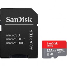Карта памяти SanDisk 128GB microSD class 10 UHS-I A1 Ultra (SDSQUAB-128G-GN6IA)