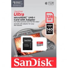 Картка пам'яті SanDisk 128 GB microSD class 10 UHS-I A1 Ultra (SDSQUAB-128G-GN6IA) Картка пам'яті SanDisk 128 GB microSD class 10 UHS-I A1 Ultra (SDSQUAB-128G-GN6IA) - Фото