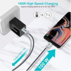 Дата кабель USB-C to USB-C 1.8m USB 3.1 PD100W Choetech (XCC-1002) - Фото