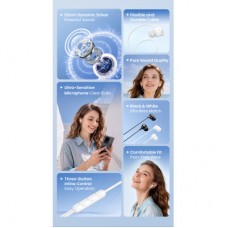 Наушники Vention Echo Lite 3.5mm In-Ear Wired White (GBAWAV) - Фото