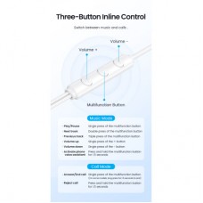 Наушники Vention Echo Lite 3.5mm In-Ear Wired White (GBAWAV) - Фото