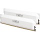 Модуль пам'яті для комп'ютера DDR5 64 GB (2x32GB) 6000 MHz Crucial Pro Wite Micron (CP2K32G60C40U5W)