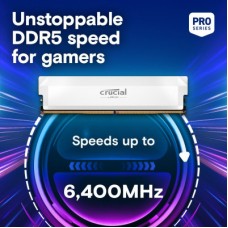Модуль пам'яті для комп'ютера DDR5 16 GB 6000 MHz Pro Overclocking White Micron (CP16G60C36U5W) Модуль пам'яті для комп'ютера DDR5 16 GB 6000 MHz Pro Overclocking White Micron (CP16G60C36U5W) - Фото