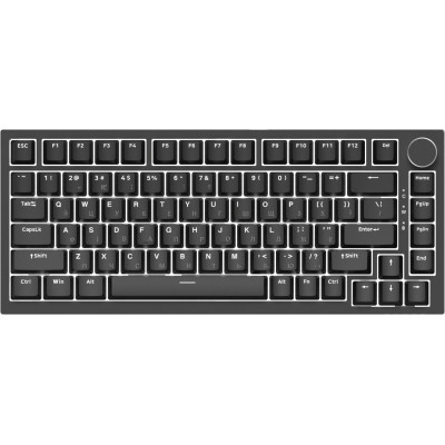 Клавиатура Ajazz AK820 Red Switch USB-C UA Black (AK820-R-B)
