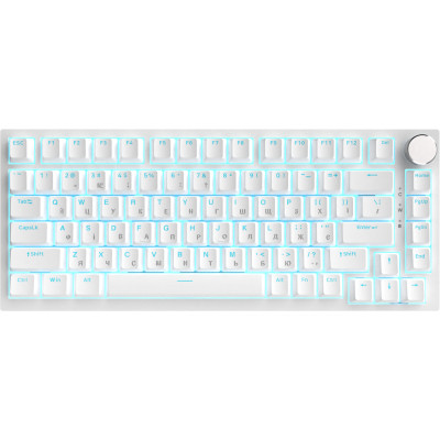 Клавиатура Ajazz AK820 Red Switch USB-C UA White (AK820-R-W)