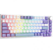 Клавіатура Ajazz AK820 Sea Salt Switch RGB USB-C UA White (AK820-SS-PWB) Клавіатура Ajazz AK820 Sea Salt Switch RGB USB-C UA White (AK820-SS-PWB) - Фото
