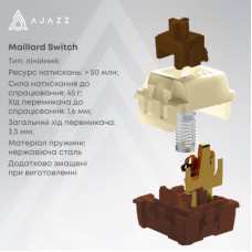 Клавіатура Ajazz Maillard V2 Maillard Switch Wireless/Bluetooth/USB UA Purple/White/Blue (AK980-V2-M-PWB) Клавіатура Ajazz Maillard V2 Maillard Switch Wireless/Bluetooth/USB UA Purple/White/Blue (AK980-V2-M-PWB) - Фото