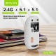 Мышка BAVIN G-K-991 RGB Wireless/Bluetooth Silver (G-K-991-SV) Мышка BAVIN G-K-991 RGB Wireless/Bluetooth Silver (G-K-991-SV)