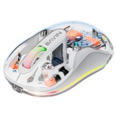 Мышка BAVIN G-K-992 RGB Wireless/Bluetooth White (G-K-992-WH)