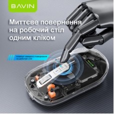 Мышка BAVIN G-K-993 Wireless/Bluetooth Black (G-K-993-BK) - Фото