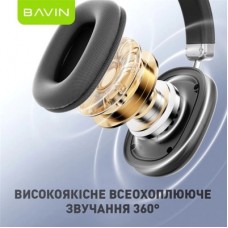 Навушники BAVIN BH-55 Hi-Res Black (HB-BH-55 BK) - Фото