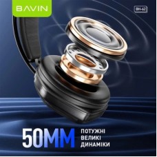 Наушники BAVIN BH-62 Gaming Hi-Res RGB LIGHT Black (HB-BH-62-BK) - Фото