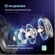 Наушники ColorWay BlazeCore RGB Black (CW-HPG03BK) - Фото