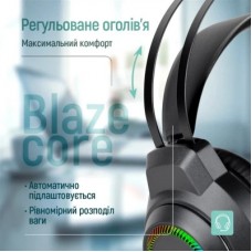 Наушники ColorWay BlazeCore RGB Black (CW-HPG03BK) - Фото