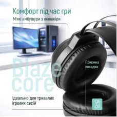 Наушники ColorWay BlazeCore RGB Black (CW-HPG03BK) - Фото
