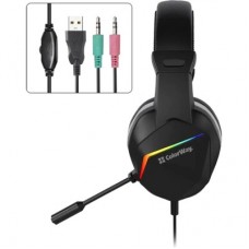 Наушники ColorWay Bloodwave LED Black (CW-HPG01BK) - Фото