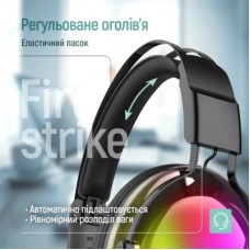 Наушники ColorWay Firestrike RGB Black (CW-HPG04BK) - Фото