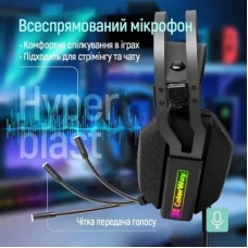 Наушники ColorWay Hyperblast RGB Black (CW-HPG05BK) - Фото