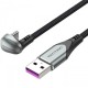 Дата кабель USB 2.0 AM to USB-C 1.5m 66W 180° U-Shaped aluminum alloy Vention (COHHG)