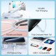 Дата кабель USB-C to USB-C 1.0m 60 W aluminum alloy white Vention (TRDWF)