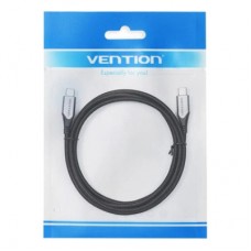 Дата кабель USB-C to USB-C 0.5m 60W USB 3.1 cotton braided Vention (TAAHD) - Фото