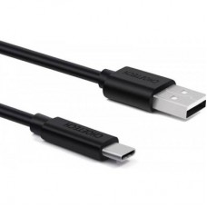 Дата кабель USB 2.0 AM to USB-C 3.0m 18 W PVC black Choetech (AC0004-BK) - Фото