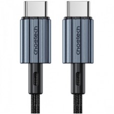 Дата кабель USB-C to USB-C 1.2m 60 W braided black Choetech (XCC-1014) - Фото