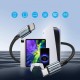 Дата кабель USB-C to USB-C 1.2m 60 W braided black Choetech (XCC-1014)