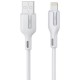 Дата кабель USB 2.0 AM to Lightning 1.0m 2.4A white Choetech (XAL-0003-WH-V2)