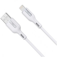 Дата кабель USB 2.0 AM to Lightning 1.0m 2.4A white Choetech (XAL-0003-WH-V2) - Фото