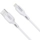 Дата кабель USB 2.0 AM to Lightning 1.0m 2.4A white Choetech (XAL-0003-WH-V2)