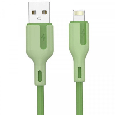 Дата кабель USB 2.0 AM to Lightning 1.0m 2.4 A green Choetech (XAL-0003-GN-V2)