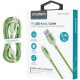 Дата кабель USB 2.0 AM to Lightning 1.0m 2.4 A green Choetech (XAL-0003-GN-V2)
