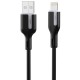 Дата кабель USB 2.0 AM to Lightning 1.0m 2.4A black Choetech (XAL-0003-BK-V2)