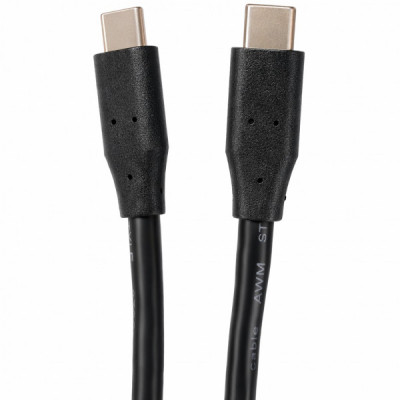 Дата кабель USB-C to USB-C 1.5m 60 W black Kingda (KD-UCUC3002-1.5m)