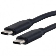Дата кабель USB-C to USB-C 1.0m 60 W black Kingda (KD-UCUC3002-1m) - Фото