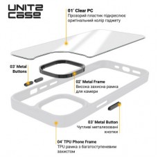 Чохол для мобільного телефона Armorstandart UNIT2 Apple iPhone 14 White (ARM69938) - Фото