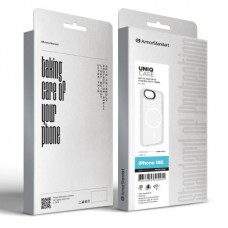 Чохол для мобільного телефона Armorstandart Uniq MagSafe Apple iPhone 16e Matte Clear (ARM83873) Чохол для мобільного телефона Armorstandart Uniq MagSafe Apple iPhone 16e Matte Clear (ARM83873) - Фото