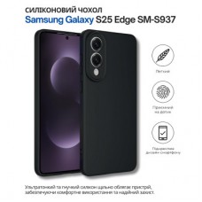 Чехол для мобильного телефона BeCover Silicone Samsung Galaxy S25 Edge SM-S937 Black (714677) - Фото