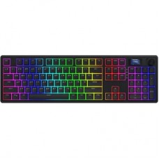 Клавіатура Hator Skyfall 100 PRO Aurum Vanila Silent RGB Wireless/Bluetooth/USB UA Black (HTK4101UA) - Фото