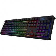 Клавіатура Hator Skyfall 100 PRO Aurum Vanila Silent RGB Wireless/Bluetooth/USB UA Black (HTK4101UA) - Фото