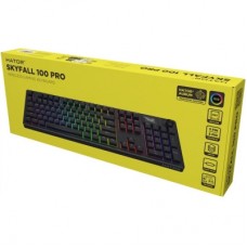 Клавіатура Hator Skyfall 100 PRO Aurum Vanila Silent RGB Wireless/Bluetooth/USB UA Black (HTK4101UA) - Фото