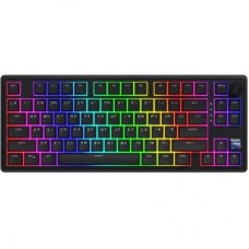 Клавіатура Hator Skyfall 80 PRO Aurum Vanila Silent RGB Wireless/Bluetooth/USB UA Black (HTK4181UA) - Фото