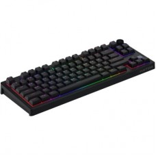 Клавіатура Hator Skyfall 80 PRO Aurum Vanila Silent RGB Wireless/Bluetooth/USB UA Black (HTK4181UA) - Фото