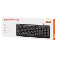 Клавіатура 2E KM1040 USB UA Black (2E-KM1040UB_UA) - Фото